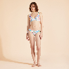 Resim Kadın Happy Flowers Flamme Bikini Altı Beyaz