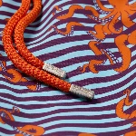 Picture of Erkek Moka Octopus in Stripes Mayo Mavi