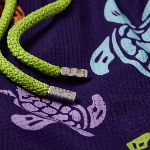 Resim Erkek Mahina Micro-Perforated Tortues Multicolores Mayo Mor