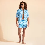 Resim Erkek Tahiti Flowers Moorise Mayo Beyaz